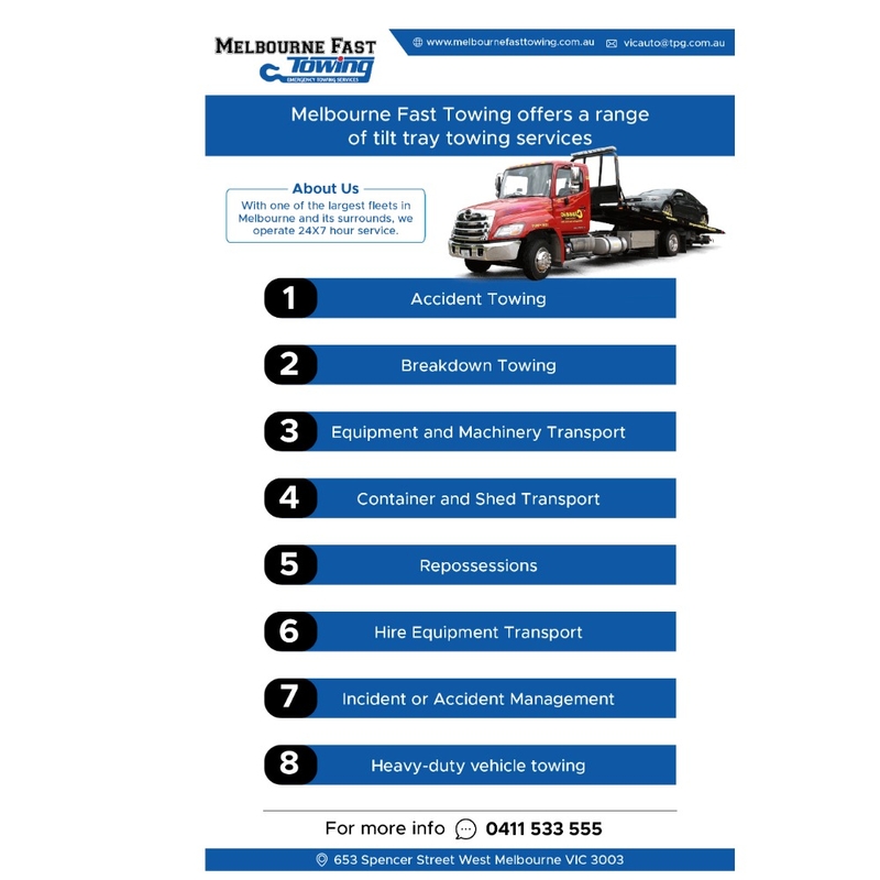 Different types of Tilt Tray Towing Services In Melbourne Mood Board by Melbournefasttowing on Style Sourcebook