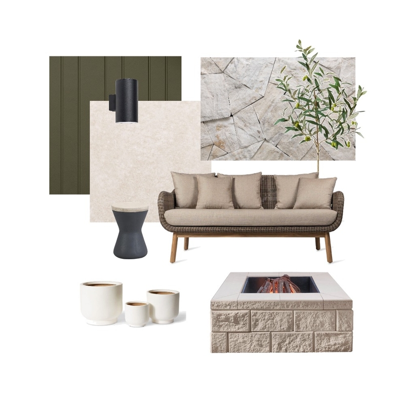 Exterior Olive Mood Board Mood Board by Style Sourcebook on Style Sourcebook