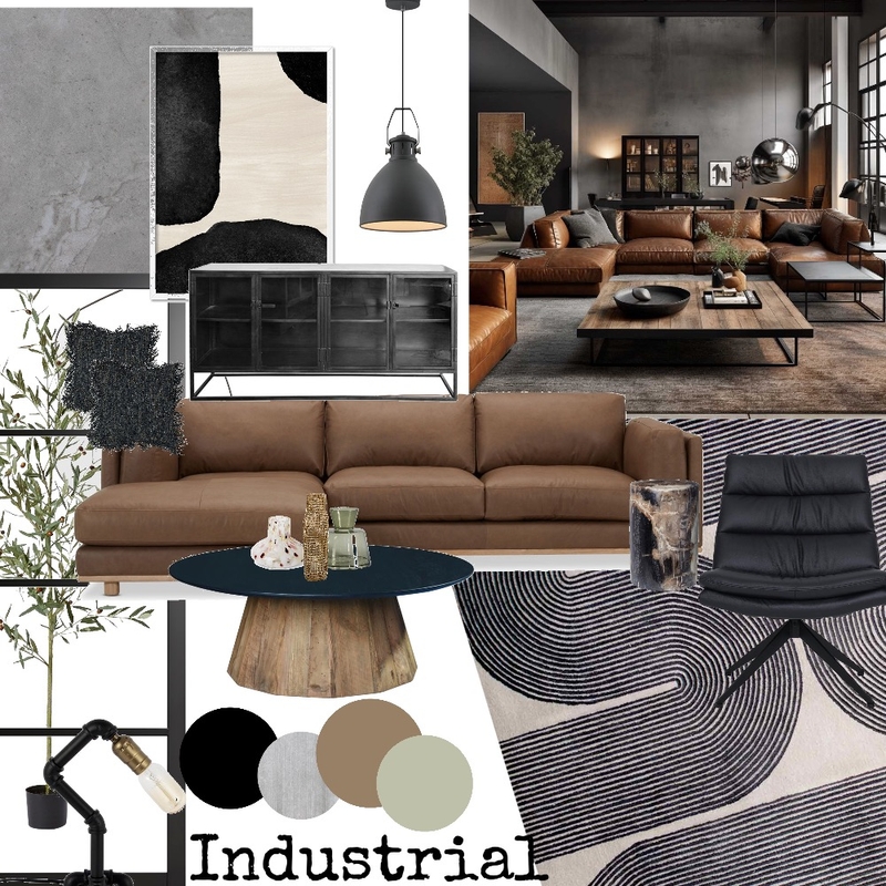 Industrial Mood Board Mood Board by amandaschrock on Style Sourcebook