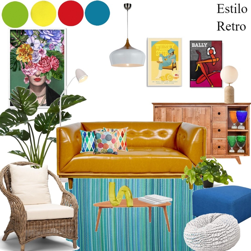 estilo retro Mood Board by natyroberto on Style Sourcebook