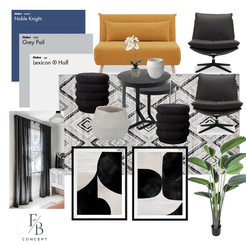 Moodboard salon moderne Mood Board by FARGET on Style Sourcebook