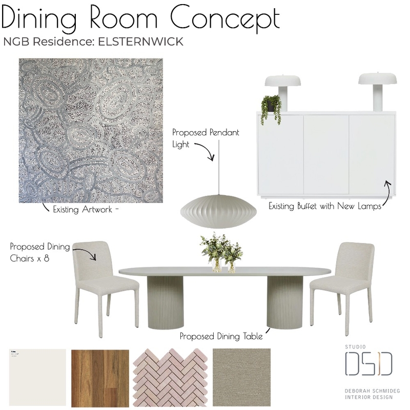 NGB Residence Dining Mood Board by Debschmideg on Style Sourcebook