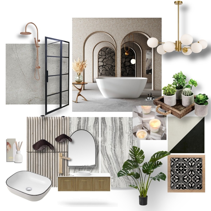 Bathroom Moodboard Mood Board by Sheena Patel on Style Sourcebook