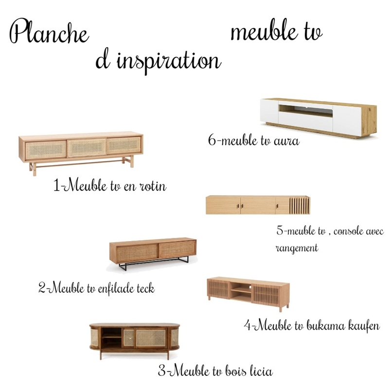 planche meuble tv Mood Board by fatoumi on Style Sourcebook