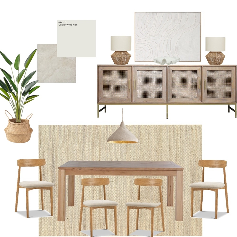 neutral coastal dining room Mood Board by Suite.Minded on Style Sourcebook