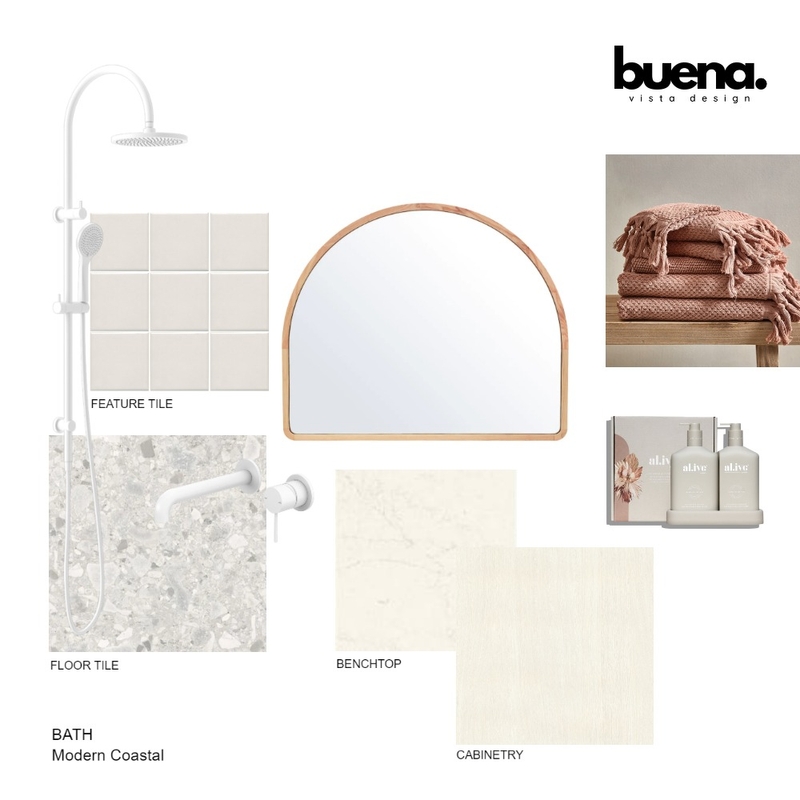 Bath - Modern Coastal Mood Board by Buena Vista Design on Style Sourcebook