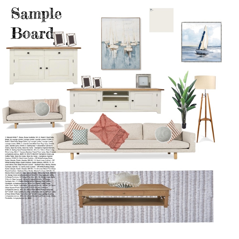 Sample Board Module 10 Mood Board by Anna Murphy on Style Sourcebook