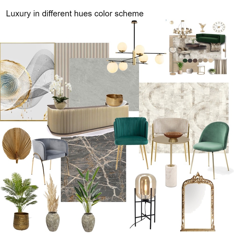 Luxury in different Hues Color Scheme Mood board 2 SA-Mobile Telecommunications Mood Board by Asma Murekatete on Style Sourcebook