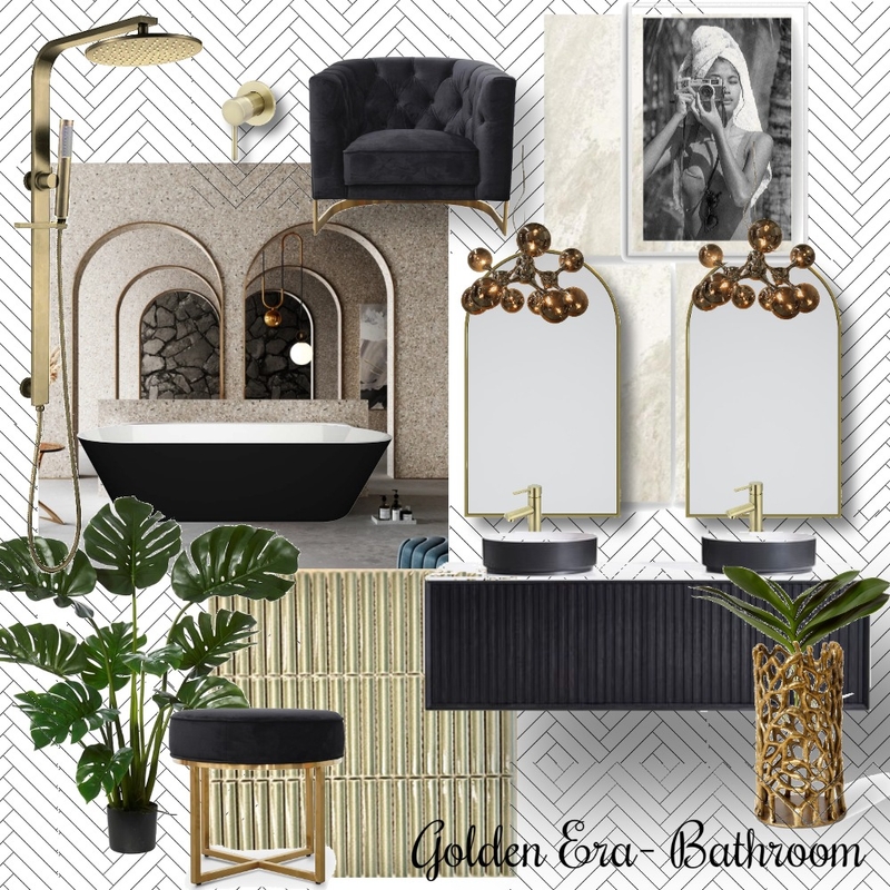 Golden Era- Bathroom Mood Board by Designture on Style Sourcebook