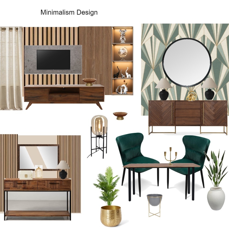 Minimalist Off white Curtains Design Color Scheme with Wallpaper Hanny Mood Board by Asma Murekatete on Style Sourcebook