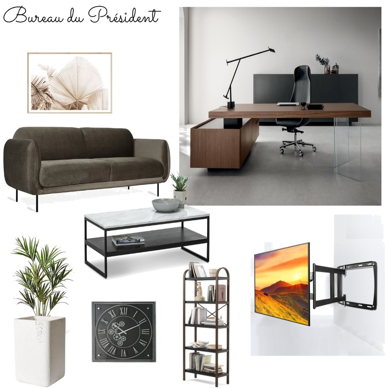 Bureau du Président Mood Board by MaYaInteriorDesign on Style Sourcebook