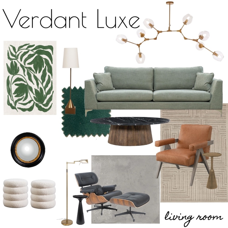 VERDANT LUXE - Living room Mood Board by RLInteriors on Style Sourcebook