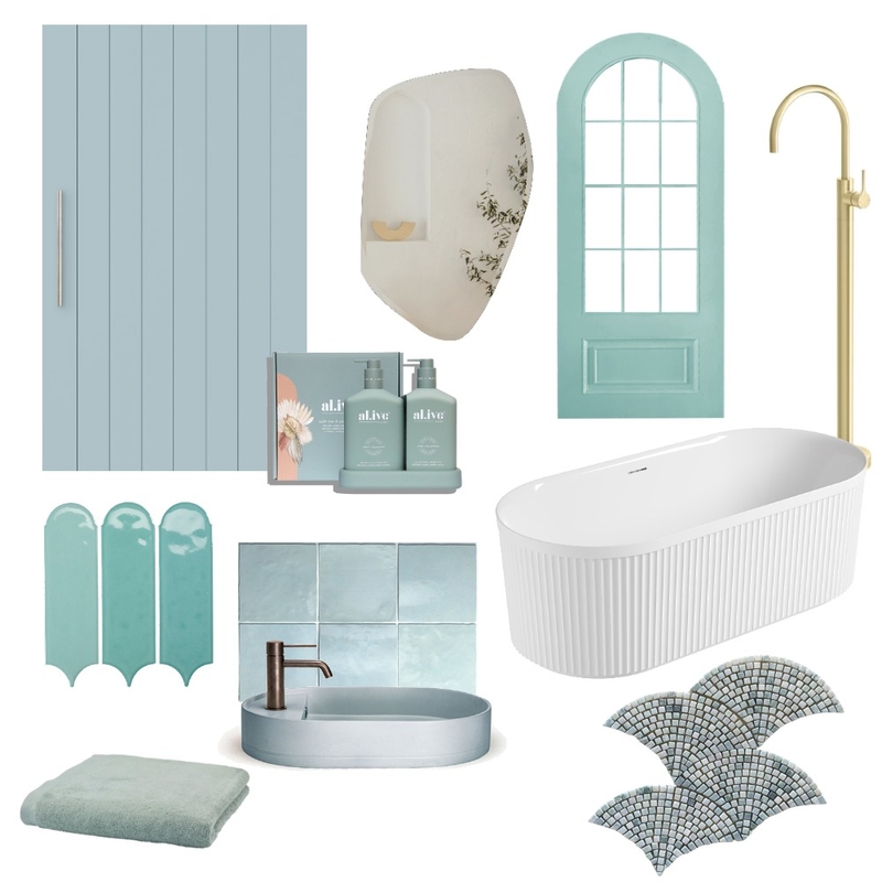 Milk blue Mood Board by cherub on Style Sourcebook