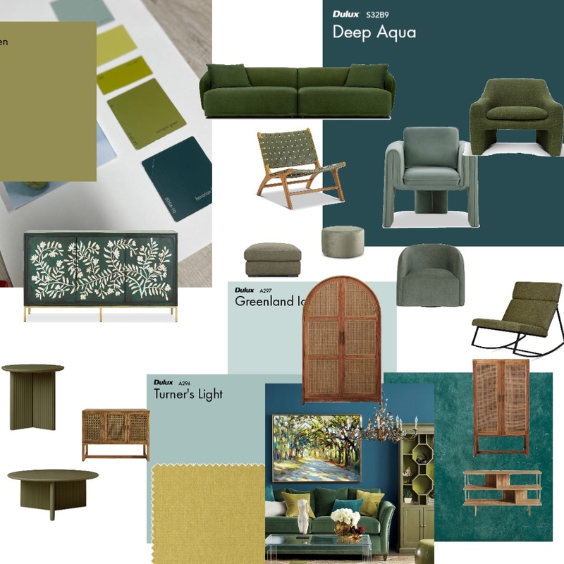 green 3 Mood Board by icydora on Style Sourcebook