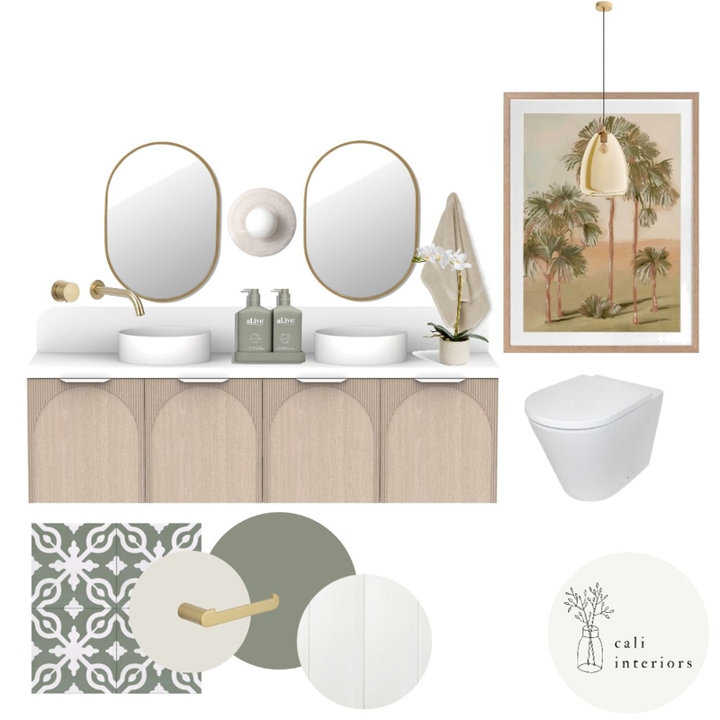 Powder Room 1 Mood Board by Cali Interiors on Style Sourcebook