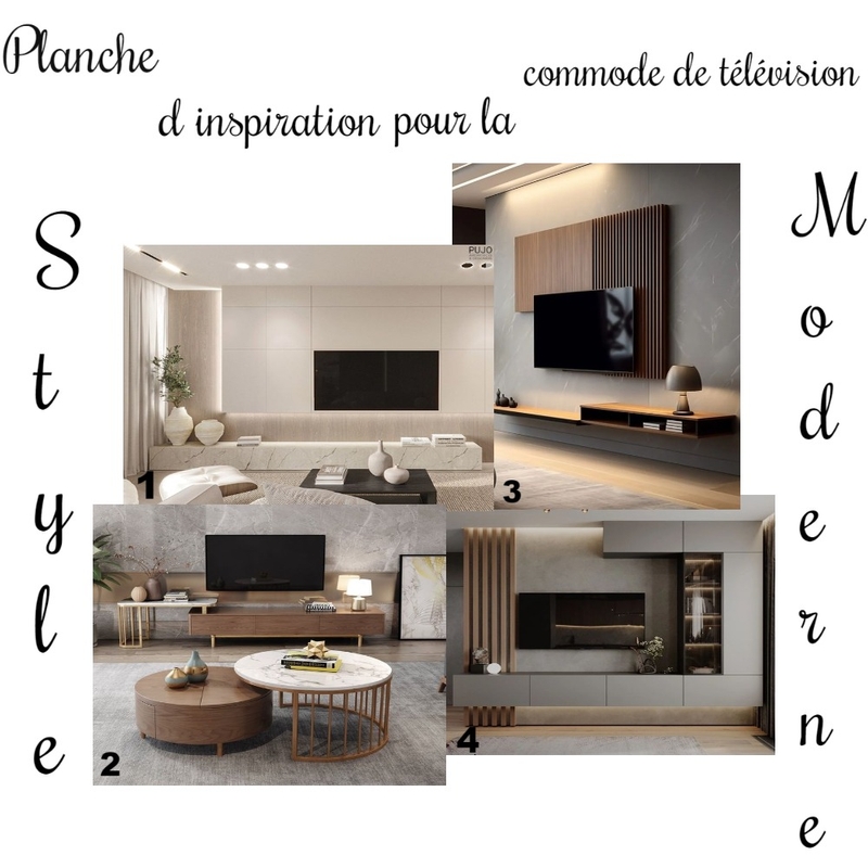 commode de tv Mood Board by fatoumi on Style Sourcebook