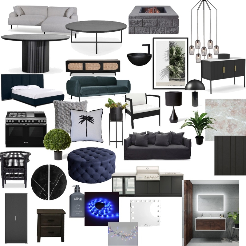 BLACK HOUSE Mood Board by ijavo0 on Style Sourcebook