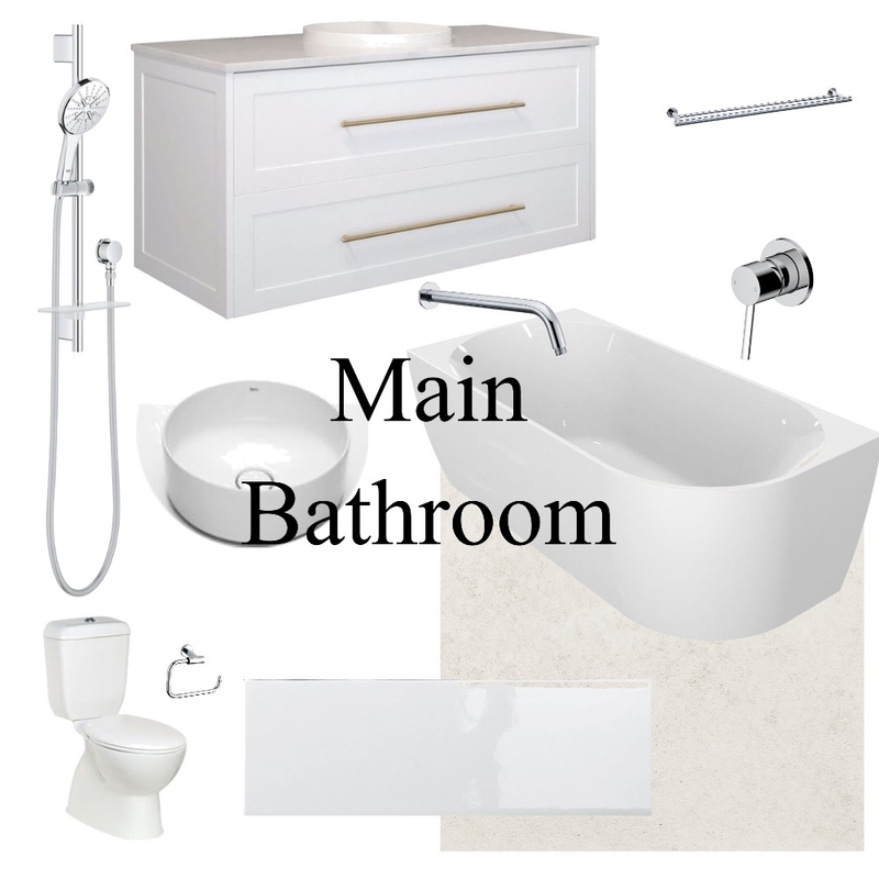 Main bathroom Mood Board by GeorgiaJames on Style Sourcebook