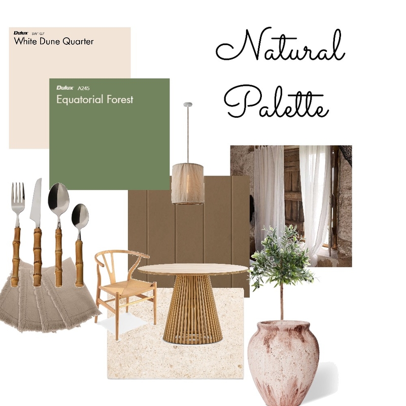 Natural Palette Mood Board by DBA Interiors on Style Sourcebook