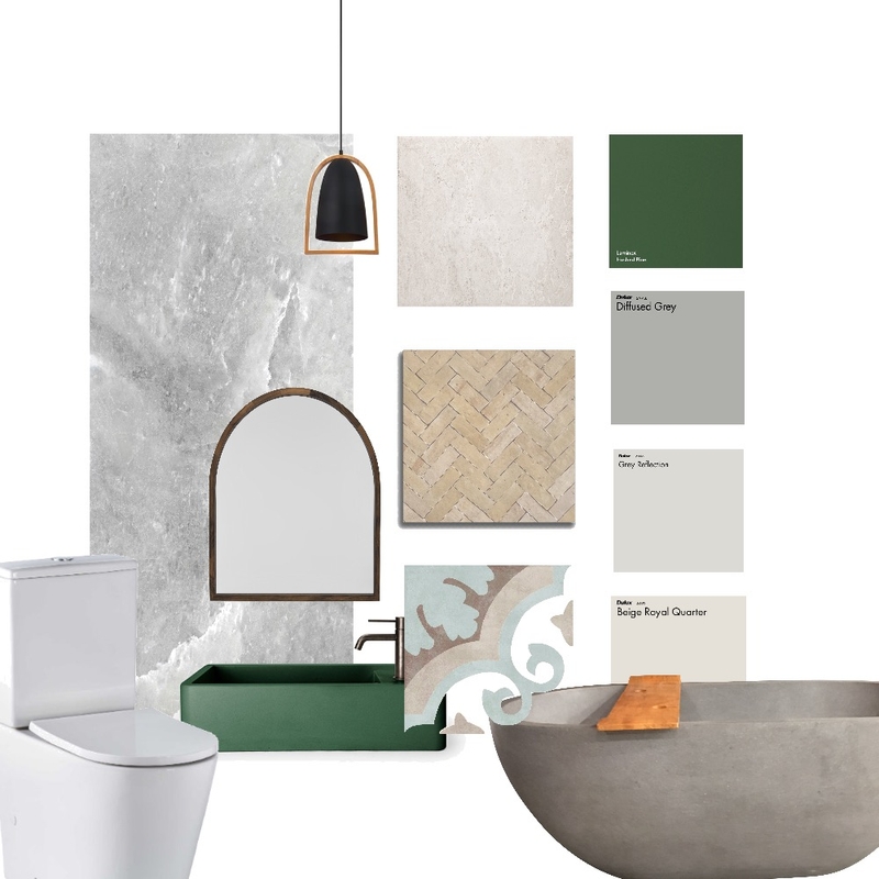 Baño Verde Mood Board by sari.12 on Style Sourcebook