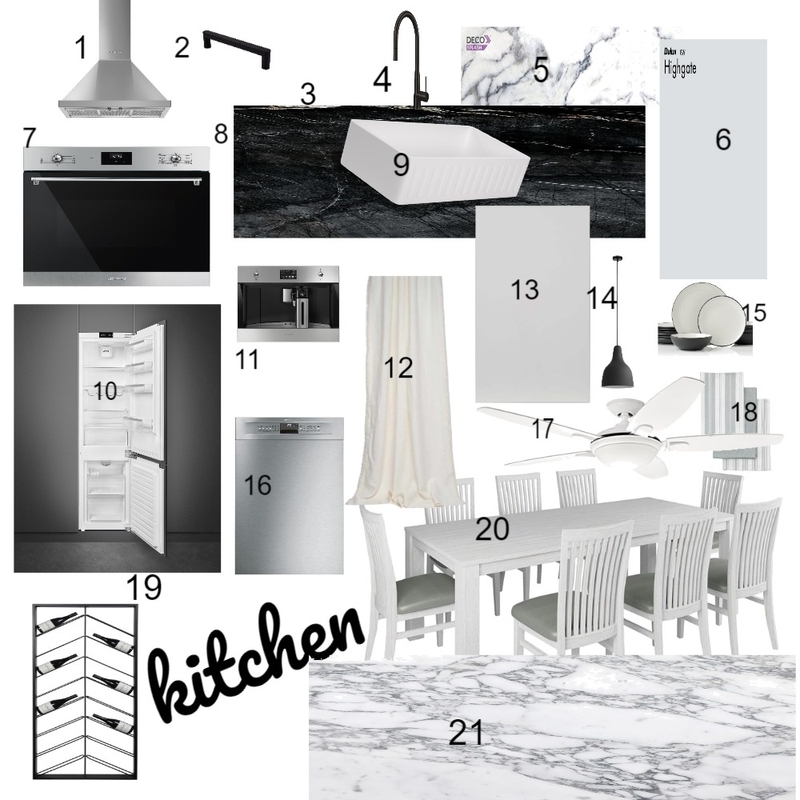 kitchen sample board Mood Board by rtetzlaff70@gmail.com on Style Sourcebook