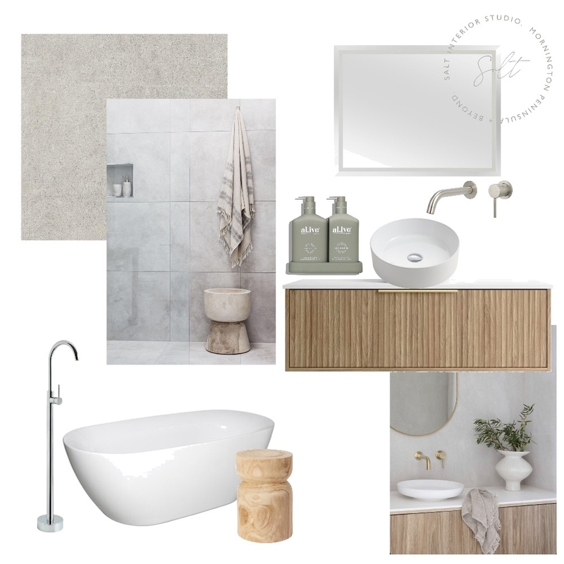Coastal dream home bathroom Mood Board by Salt Interior Studio on Style Sourcebook