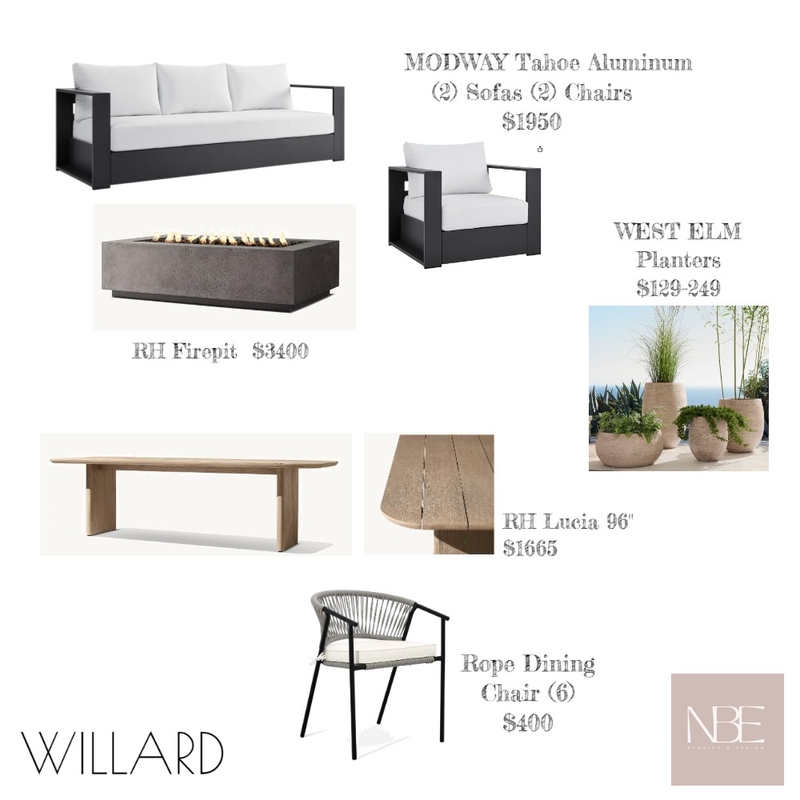 WILLARD OUTDOOR Mood Board by noellebe@yahoo.com on Style Sourcebook