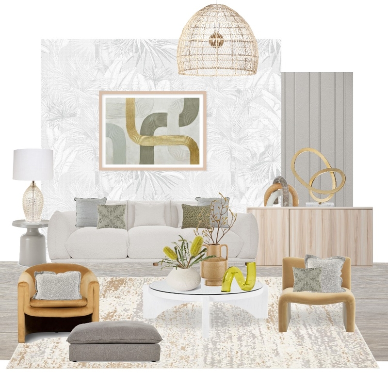 White and mild (mustard and sage) Mood Board by Victoria NC on Style Sourcebook