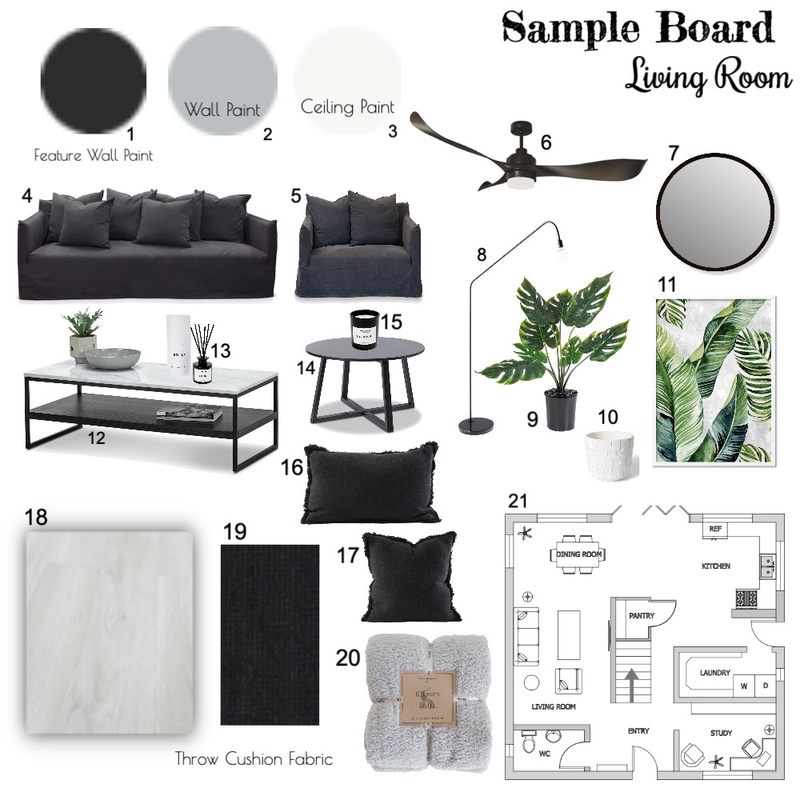 living room sample board Mood Board by skylerjade on Style Sourcebook