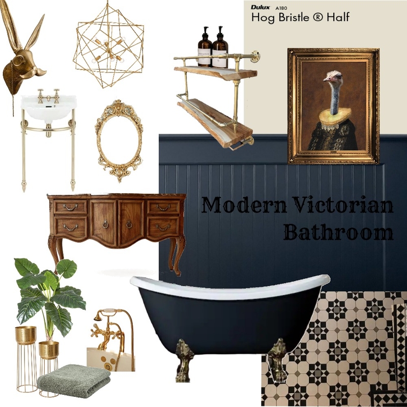 Room Specific - Modern Victorian Bathroom Mood Board by ZuriDesigns on Style Sourcebook