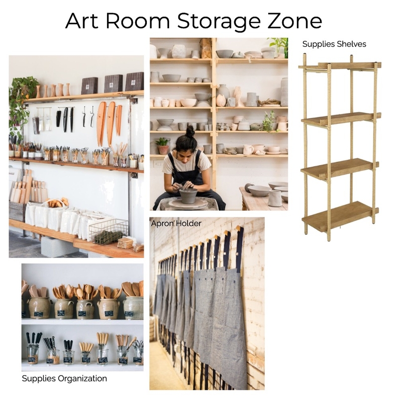Art Room Storage Zone Mood Board by Maria Jose on Style Sourcebook