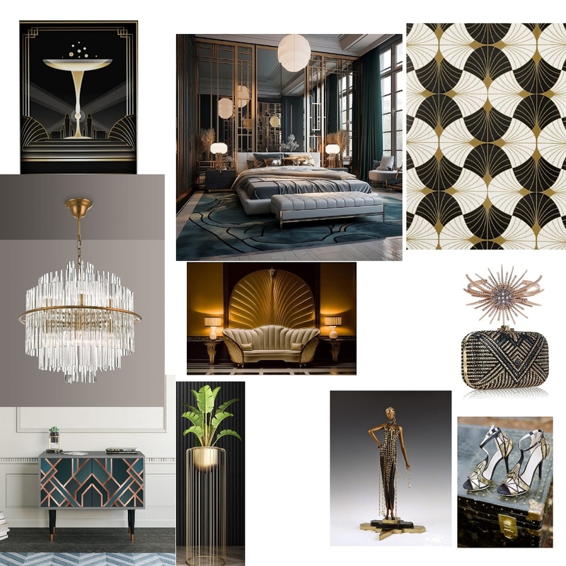 ART DECO - 1st attempt Mood Board by suzanne@spirebuilding.co.uk on Style Sourcebook