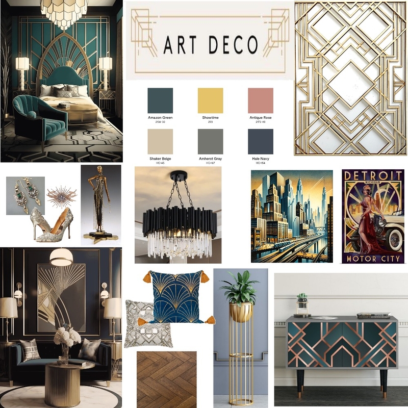 Art Deco Mood Board Mood Board by suzanne@spirebuilding.co.uk on Style Sourcebook