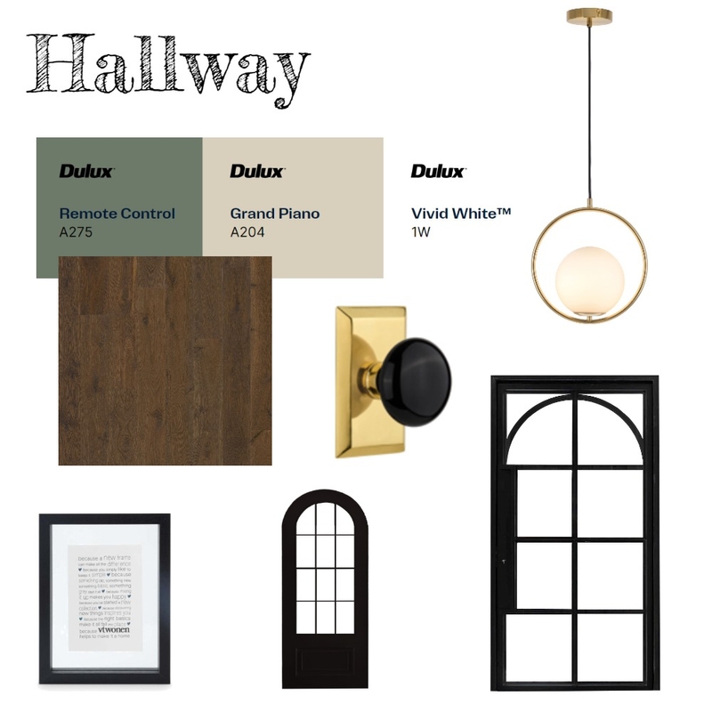 Hallway Mood Board by rillottaf@gmail.com on Style Sourcebook