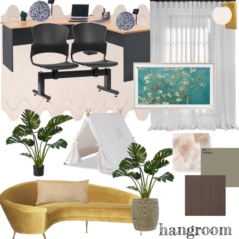 Hangroom Mood Board by Khloedesign on Style Sourcebook