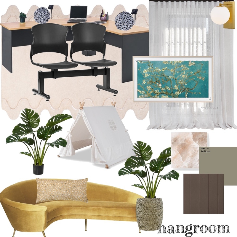 Hangroom Mood Board by Khloedesign on Style Sourcebook