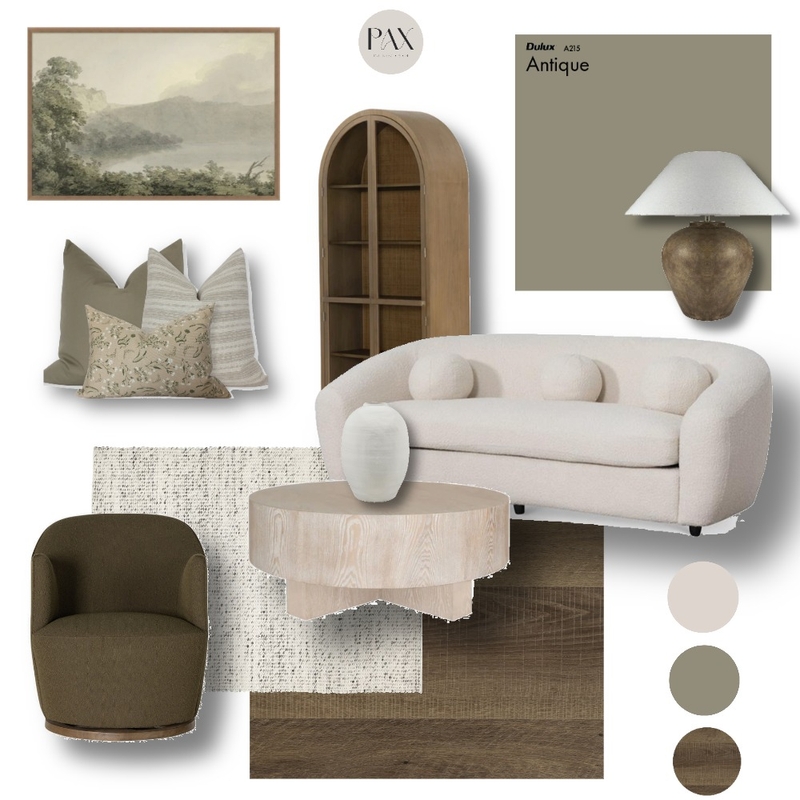 Living Room Concept Mood Board by PAX Interior Design on Style Sourcebook