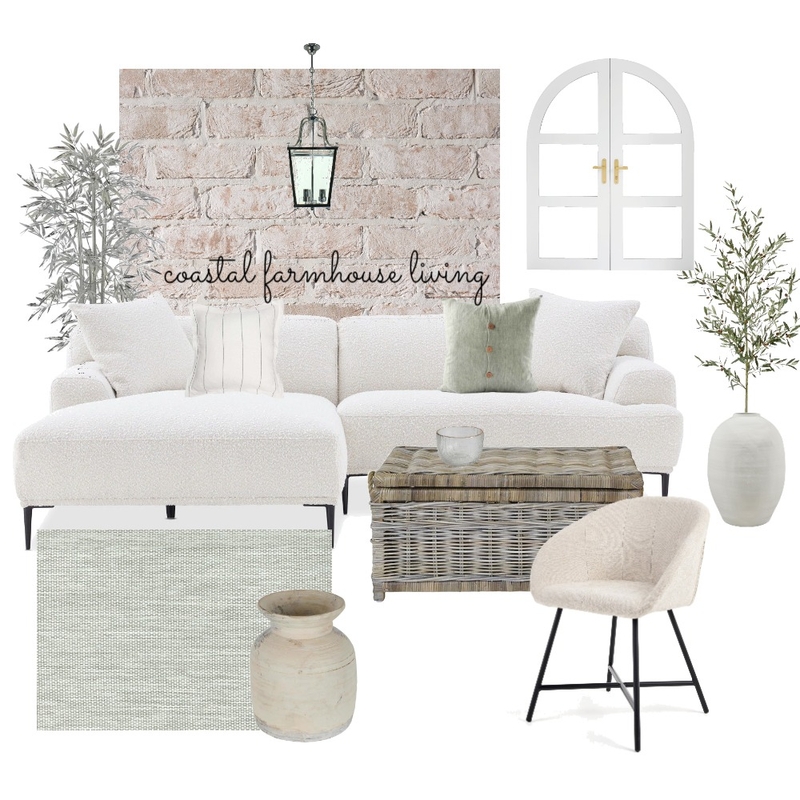 the coastal farmhouse Mood Board by creative grace interiors on Style Sourcebook