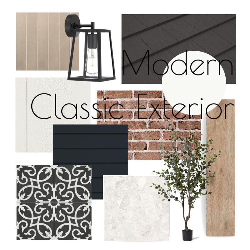 Modern Classic Exterior Mood Board by ponderhome on Style Sourcebook