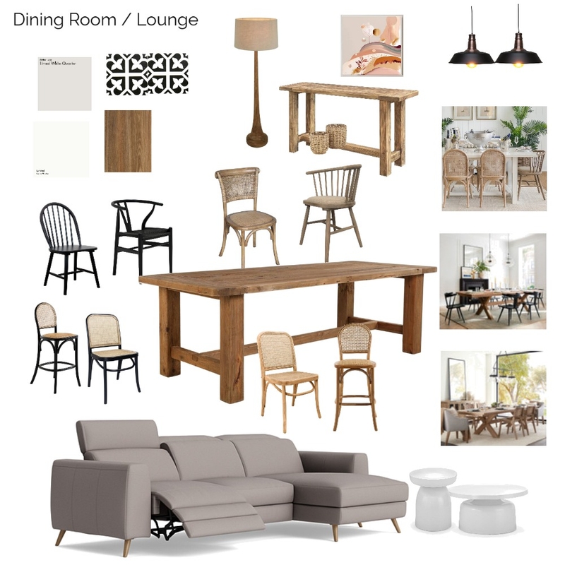 Longe Dining Mood Board by blackmortar on Style Sourcebook