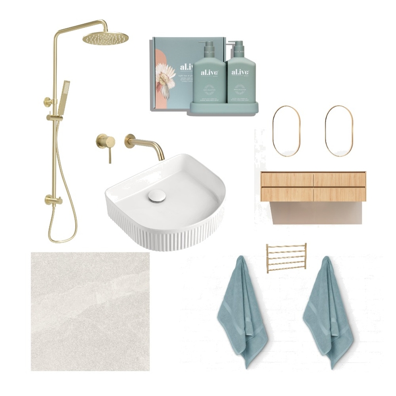 Ensuite Mood Board by ECoast on Style Sourcebook