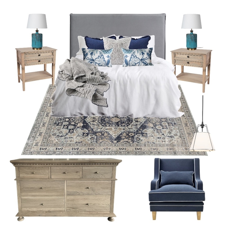 Coolum House - Main bed Edit Mood Board by Manea Interior Design & Styling on Style Sourcebook