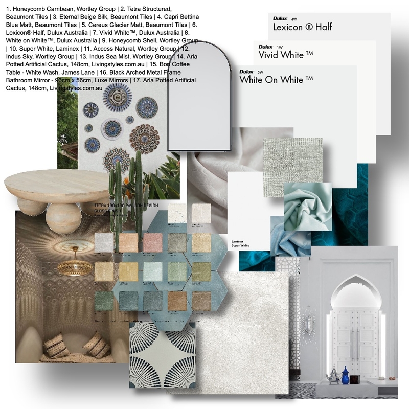 moroccan int Mood Board by studiodee on Style Sourcebook