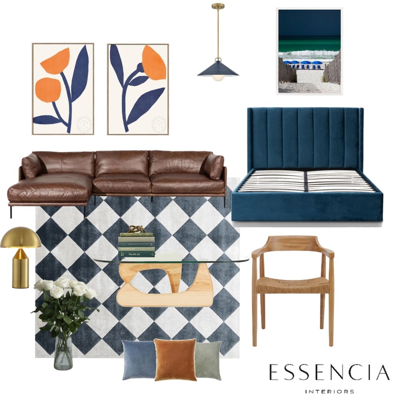 mid-century modern Mood Board by Essencia Interiors on Style Sourcebook
