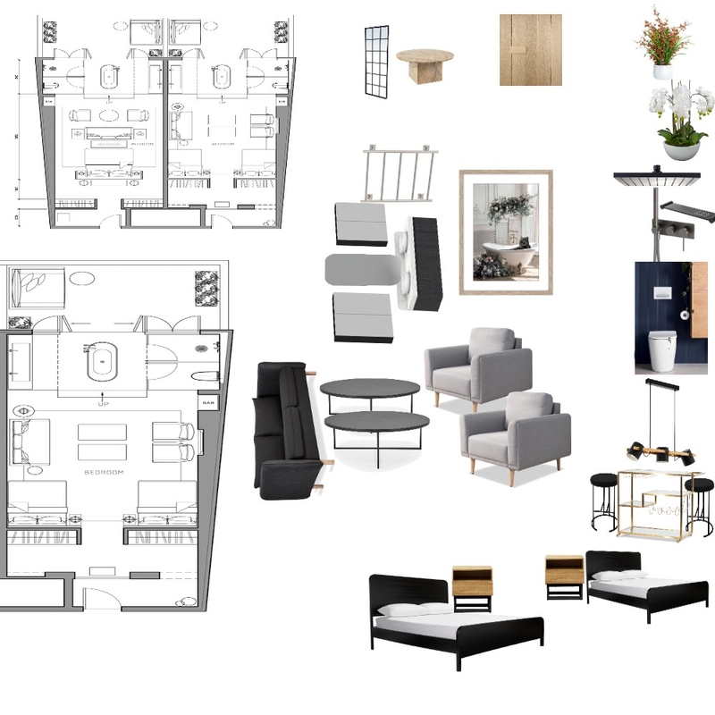 MODERN HOUSE FF&E Mood Board by PICASSA INTERIOR DESIGN INSPIRATIONS on Style Sourcebook