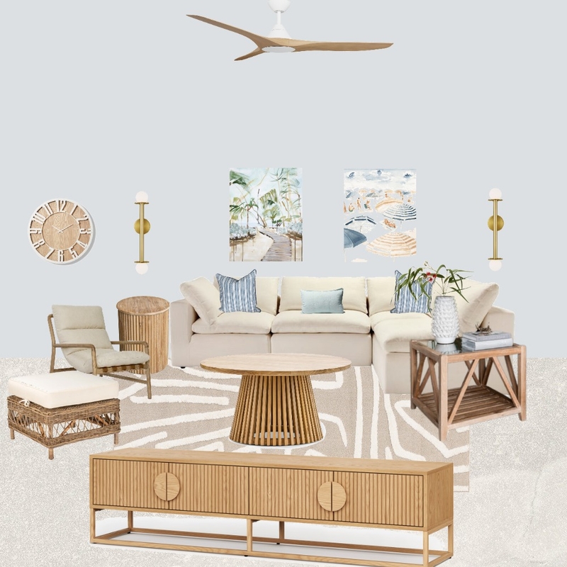 hamptons living room concept board Mood Board by Gabrielle Conlin on Style Sourcebook