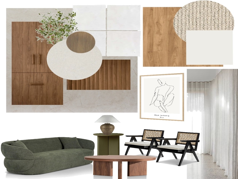 Northcote Drive Project - Living Area Mood Board by ARC HAUS DESIGN on Style Sourcebook