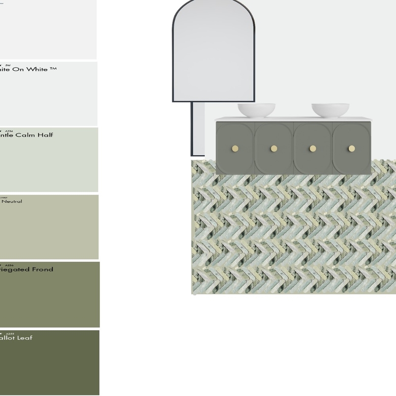 green bathroom Mood Board by mon.ste on Style Sourcebook