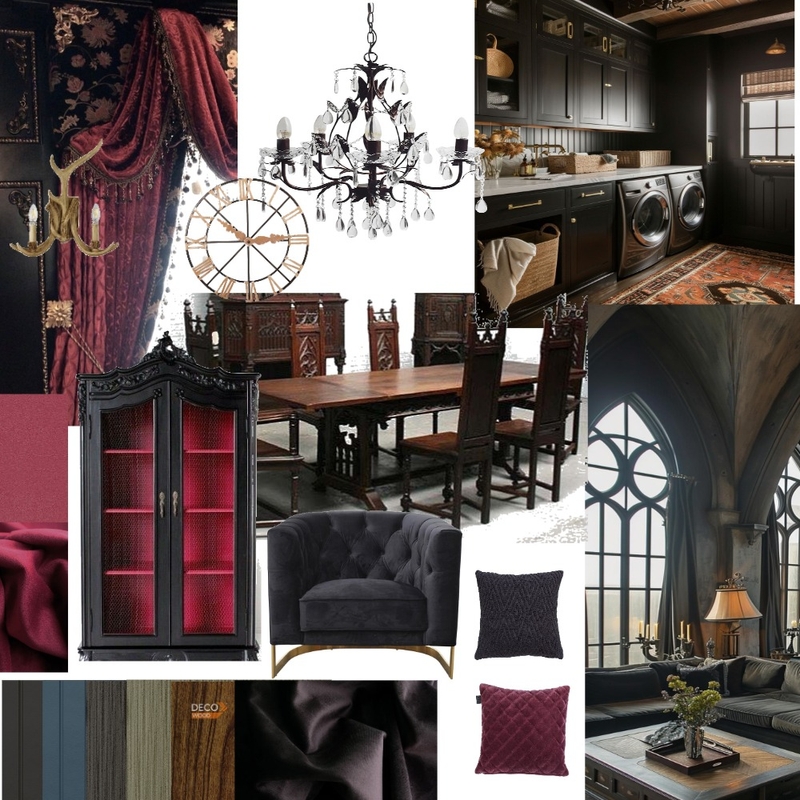 Gothic Mood Board by Aura Interior on Style Sourcebook