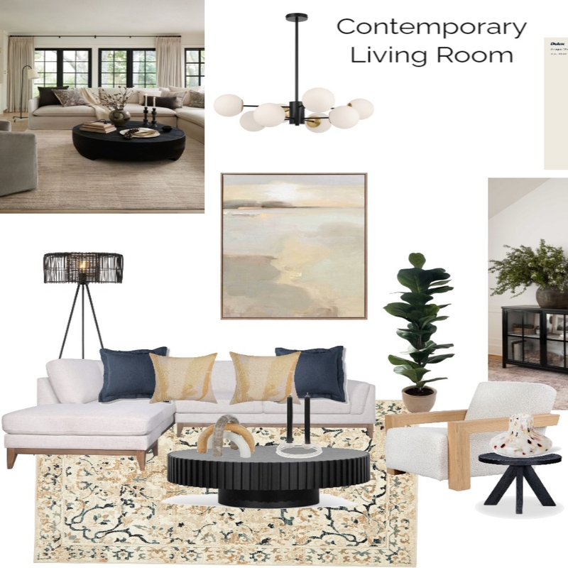 contemporary living room Mood Board by RhiHarrah on Style Sourcebook